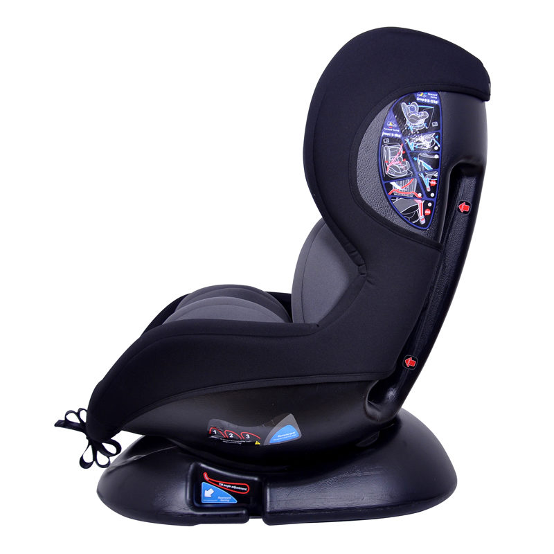 DING Autostoel Dano zwart grijs (groep 1, 0-18kg) - Afbeelding 7