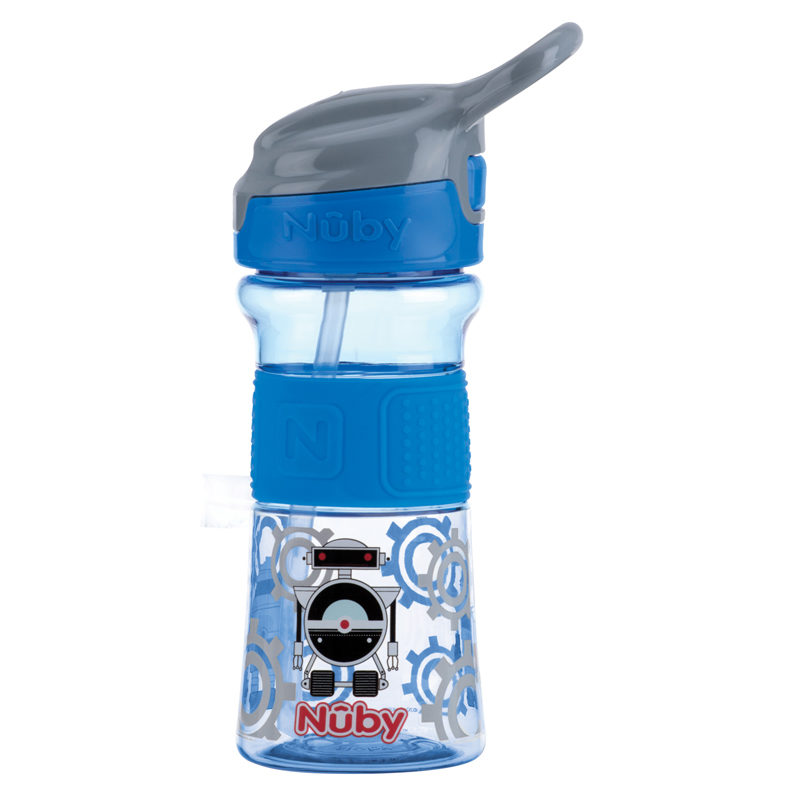Nuby Drinkfles Blue (360ml) met tuit