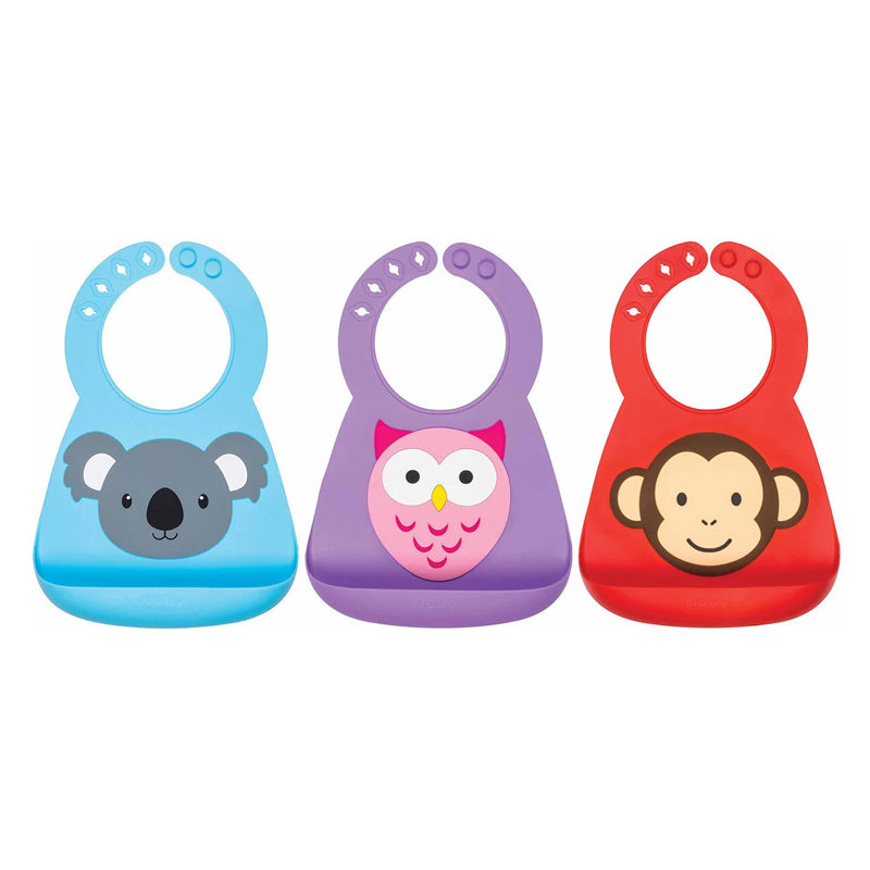 Nuby Silicone slab met diertjes
