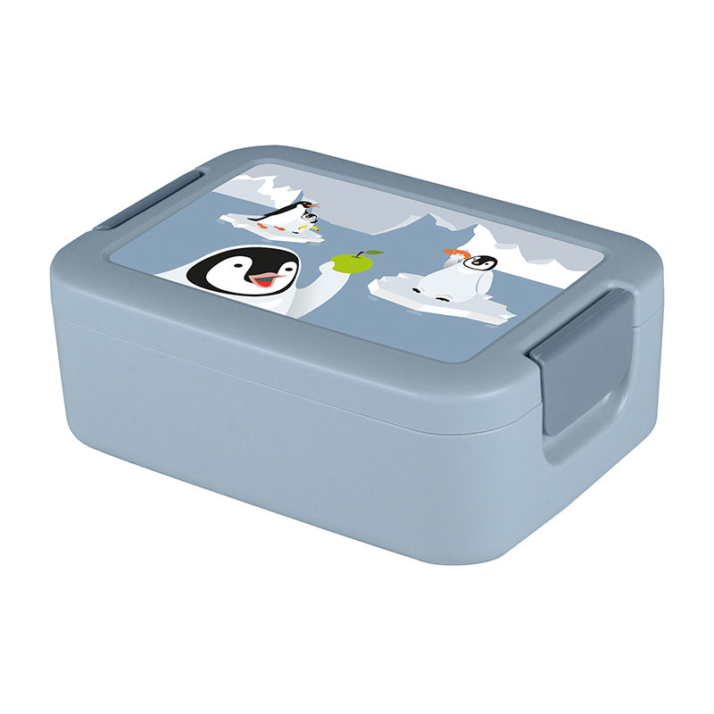 Sigma home lunchbox met bentobakje - pinguïn blauw