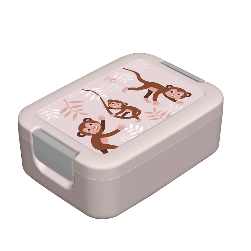 Sigma home lunchbox met bentobakje - aap roze