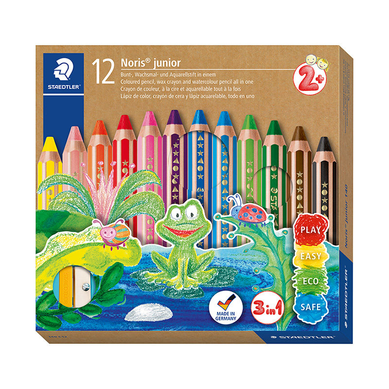 Staedtler Noris junior 3in1 kleurpotlood (12 stuks) - Afbeelding 3
