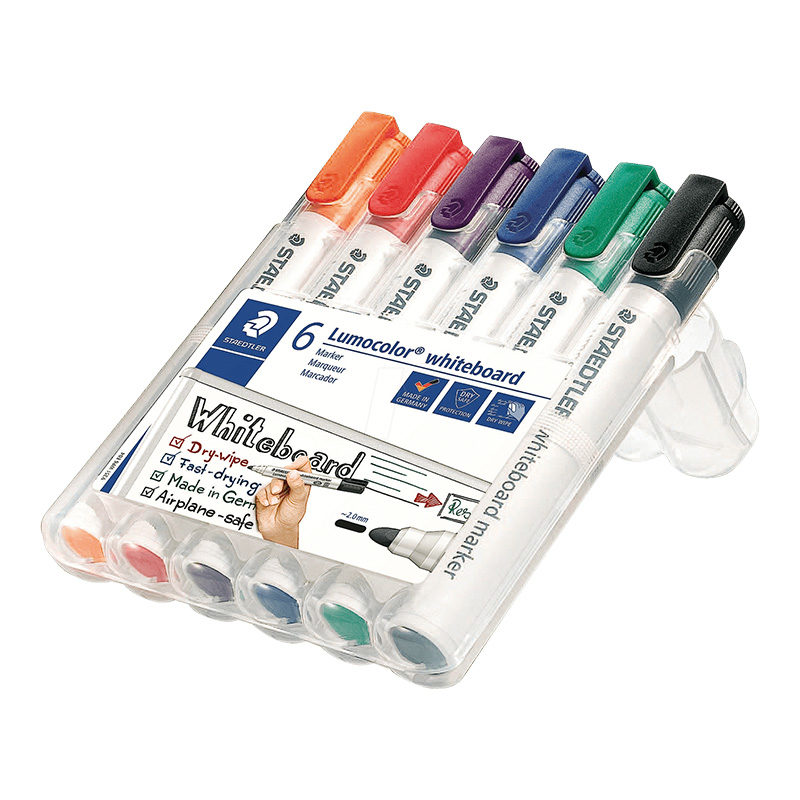 Staedtler Lumocolor whiteboard marker (6 stuks)