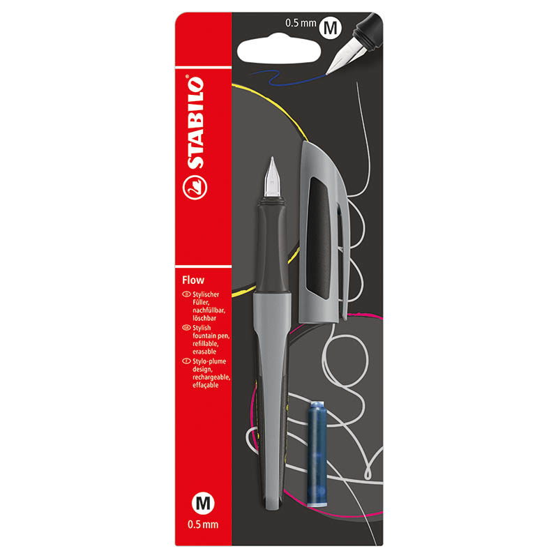 Stabilo Flow Active pen zwart - Afbeelding 3