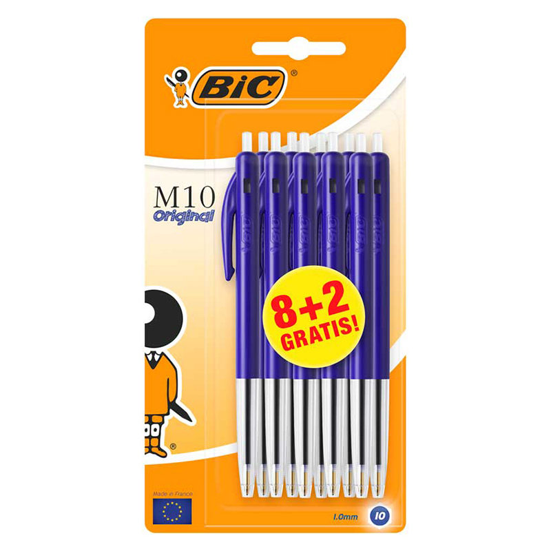 Bic M10 balpen blauw (10 stuks)