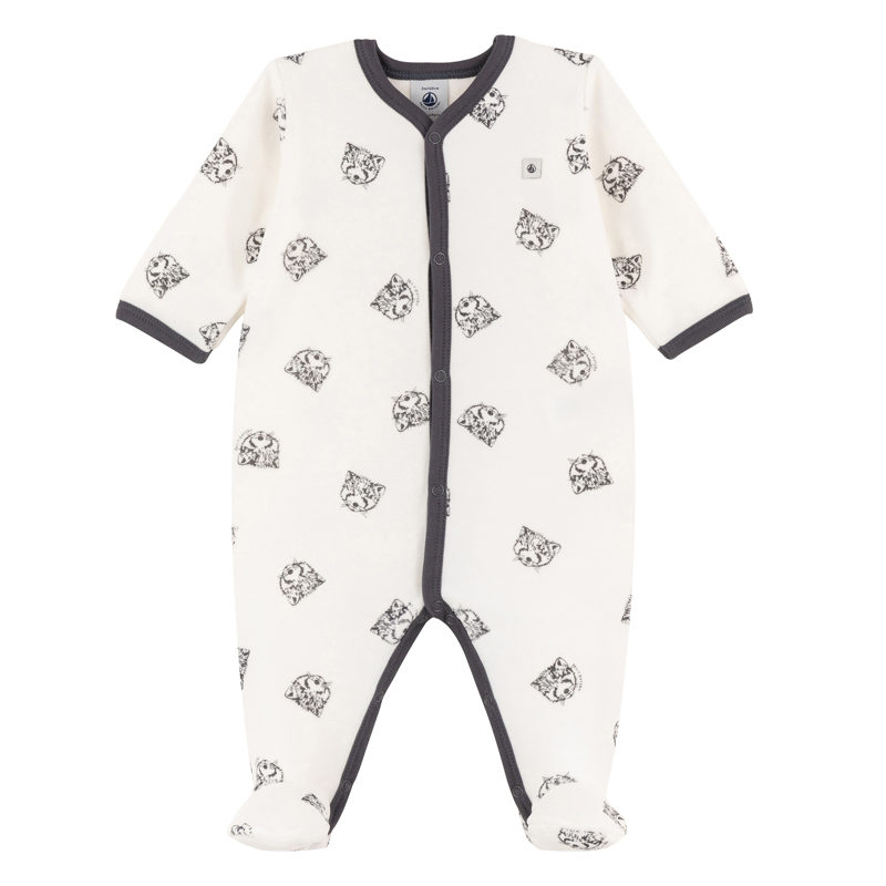 Petit Bateau Kruippakje Nature meisjes