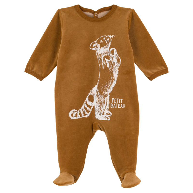 Petit Bateau Pyjama Nature jongens (6-24m)