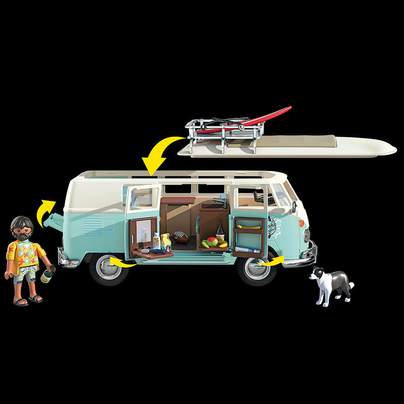 Playmobil Volkswagen T1 Campingbus - Special Edition - Afbeelding 4