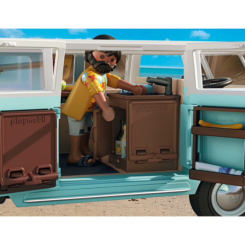 Playmobil Volkswagen T1 Campingbus - Special Edition - Afbeelding 8