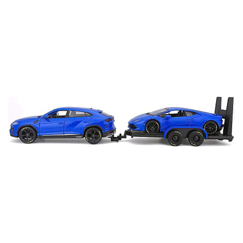 Maisto Lamborghini Urus + Lamborghini Huracan Coupe Blauw (1:24) - Afbeelding 3