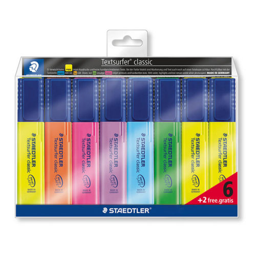 Staedtler Textsurfer cluster 8 kleur