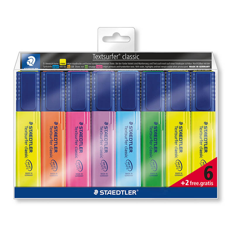 Staedtler Textsurfer cluster 8 kleur