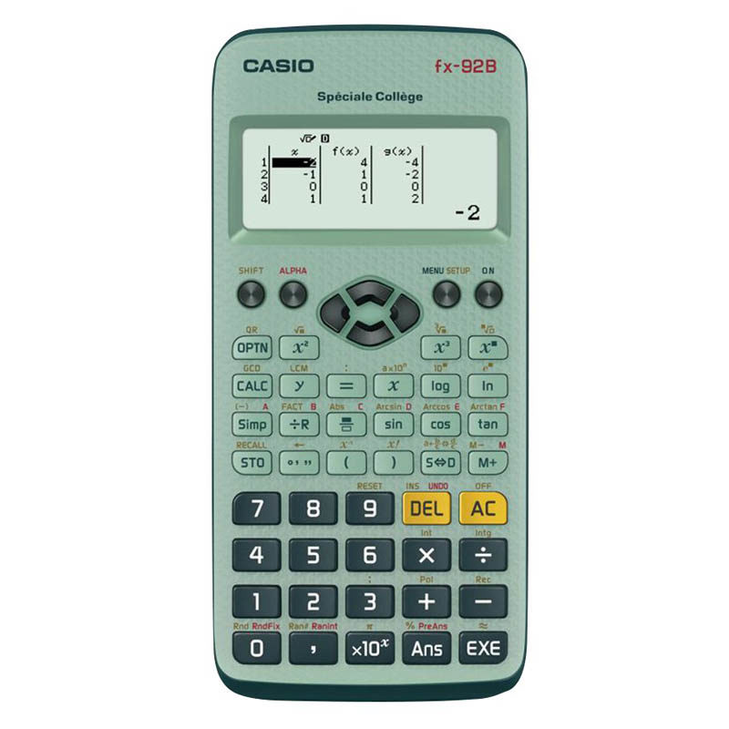 Casio FX-92 spécial collège