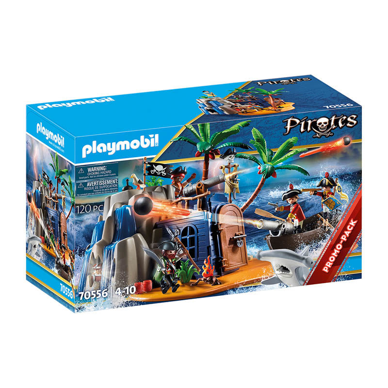 Playmobil Pirates: Pirateneiland met schuilplaats voor schatten