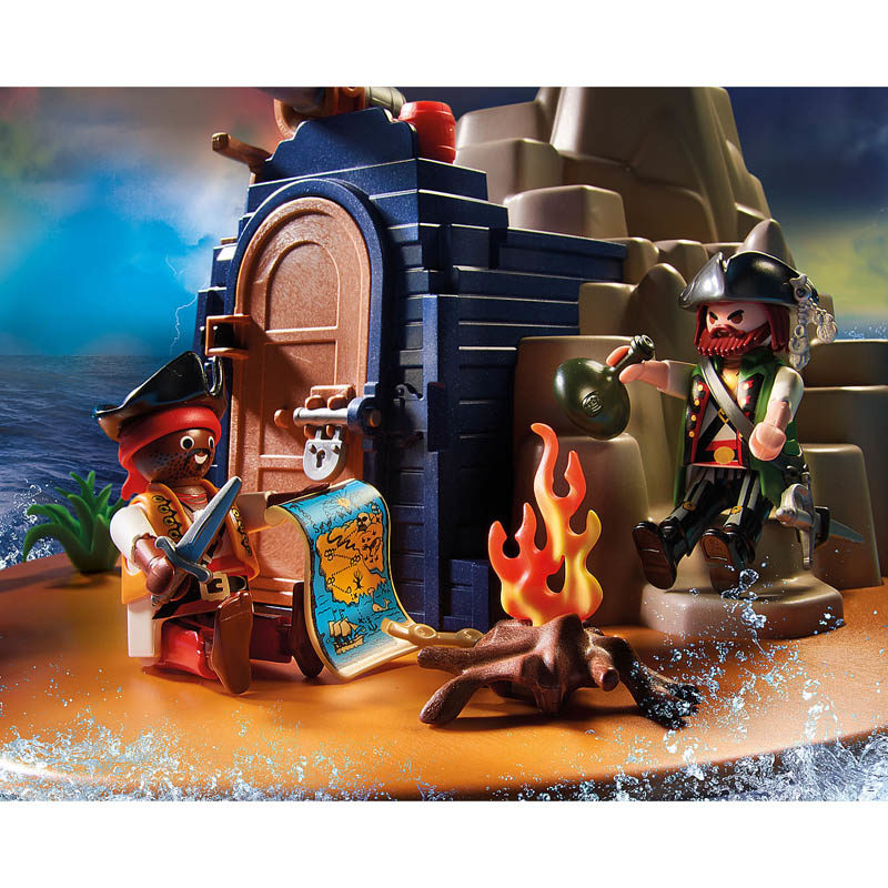 Playmobil Pirates: Pirateneiland met schuilplaats voor schatten - Afbeelding 3
