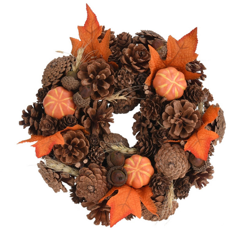 Krans dennenappels (24cm) - Afbeelding 2