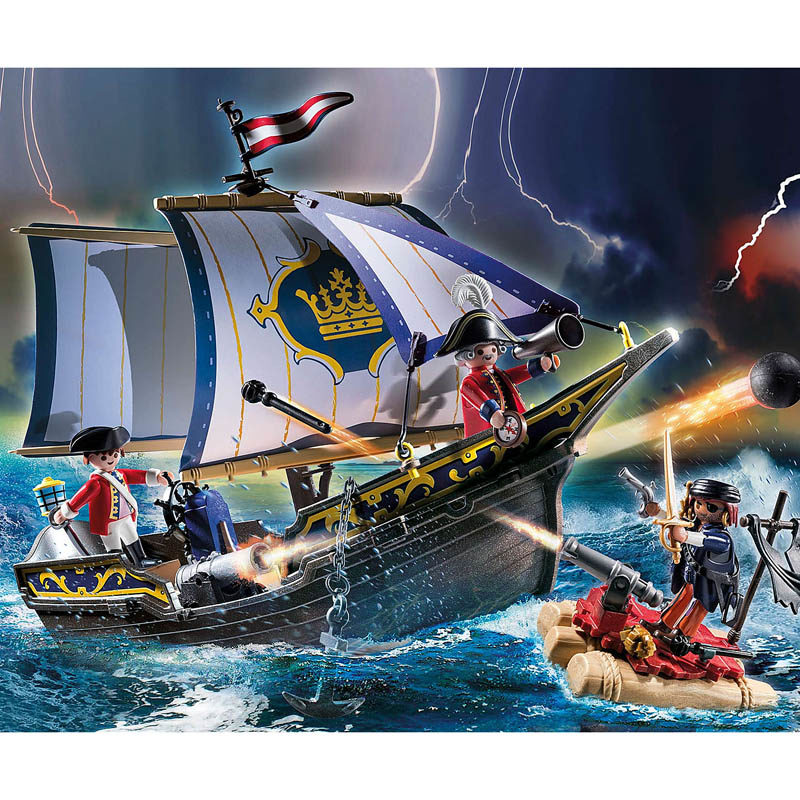 Playmobil Pirates: Zeilschip von de soldaten - Afbeelding 2