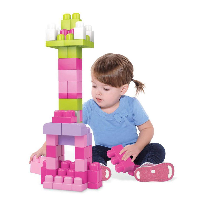 Mega Bloks Big Bag roze - Afbeelding 2
