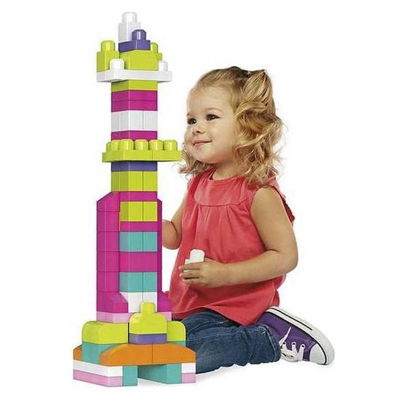 Mega Bloks Big Bag roze - Afbeelding 6