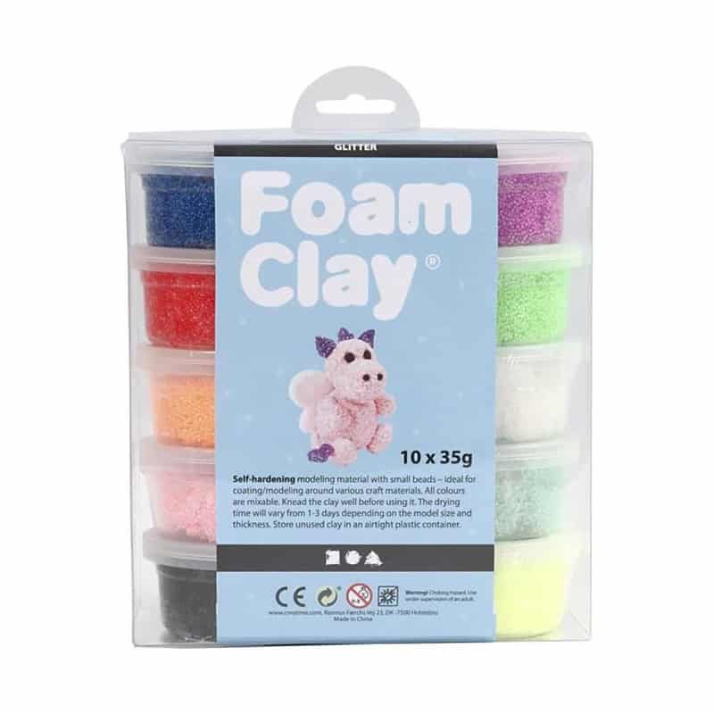Foam Clay glitter (10x35gr)