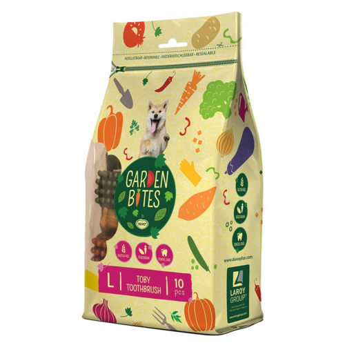 Duvo+ Garden Bites Toby Toothbrush 500g (L)