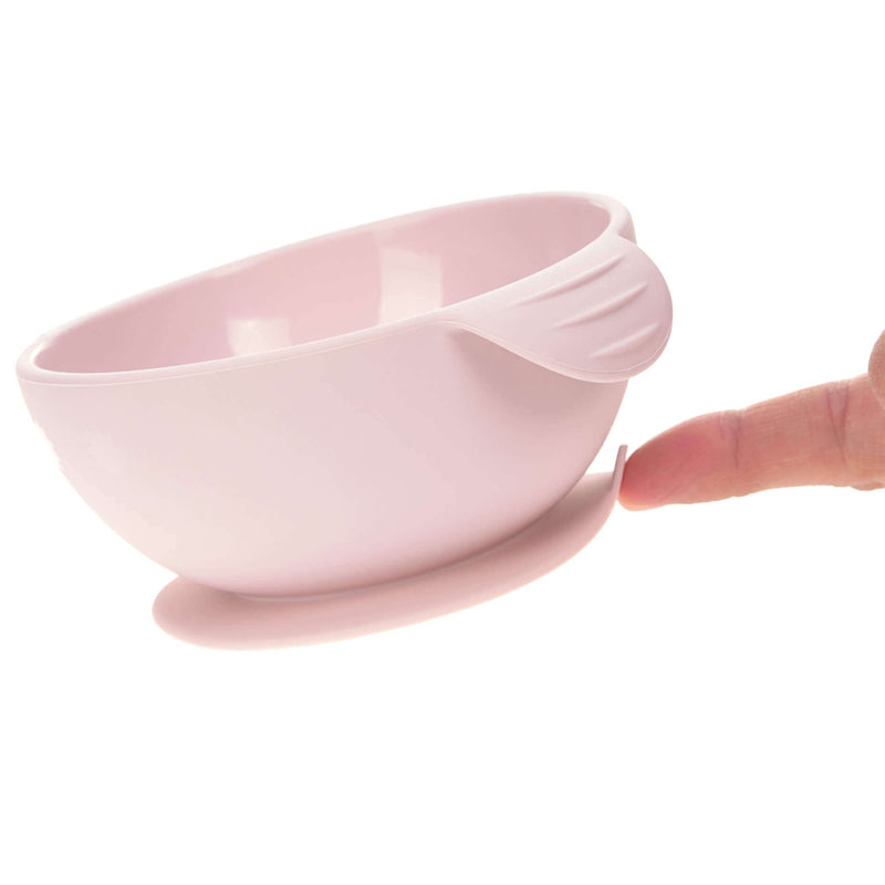 Lässig siliconen bowl roze - Afbeelding 2
