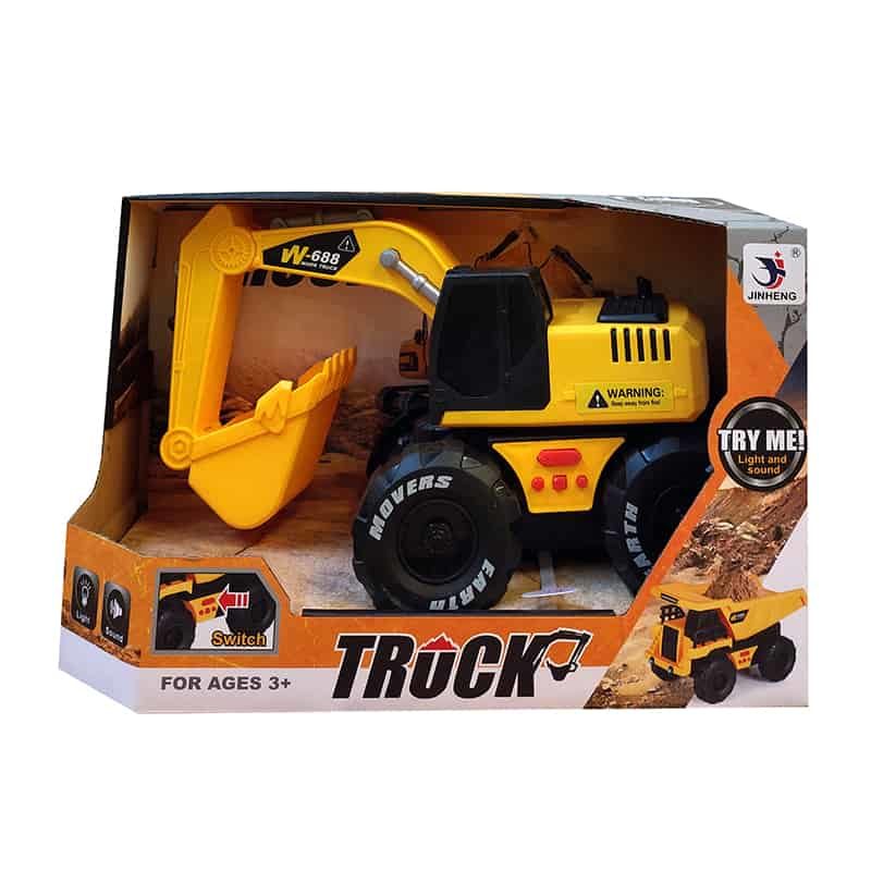 Digger (28cm) met licht en geluid