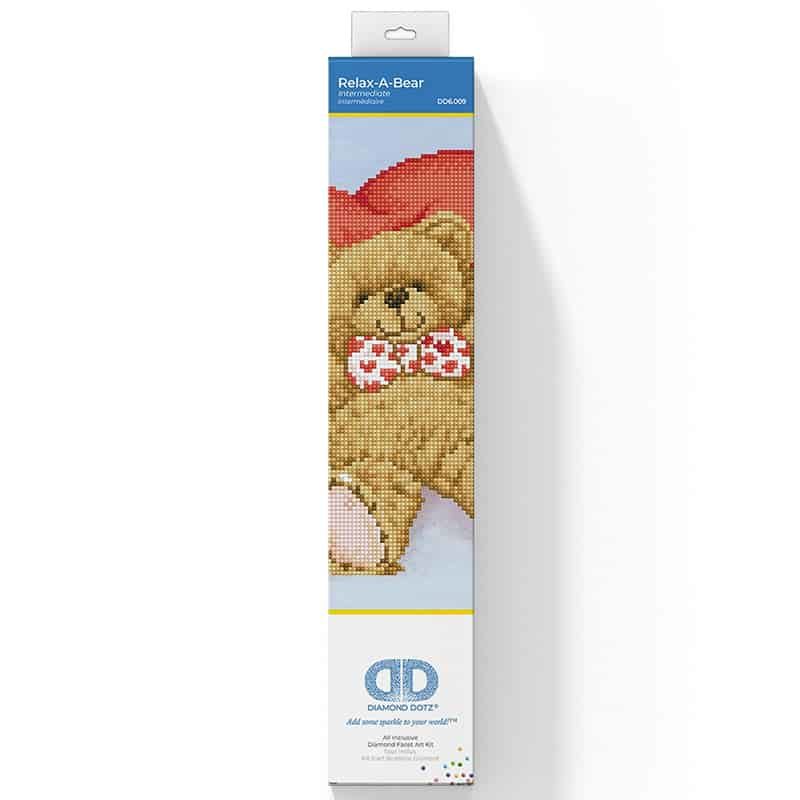 Diamond Dotz Relax-a- Bear (27x35cm) - Afbeelding 2