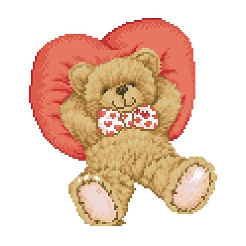 Diamond Dotz Relax-a- Bear (27x35cm) - Afbeelding 3