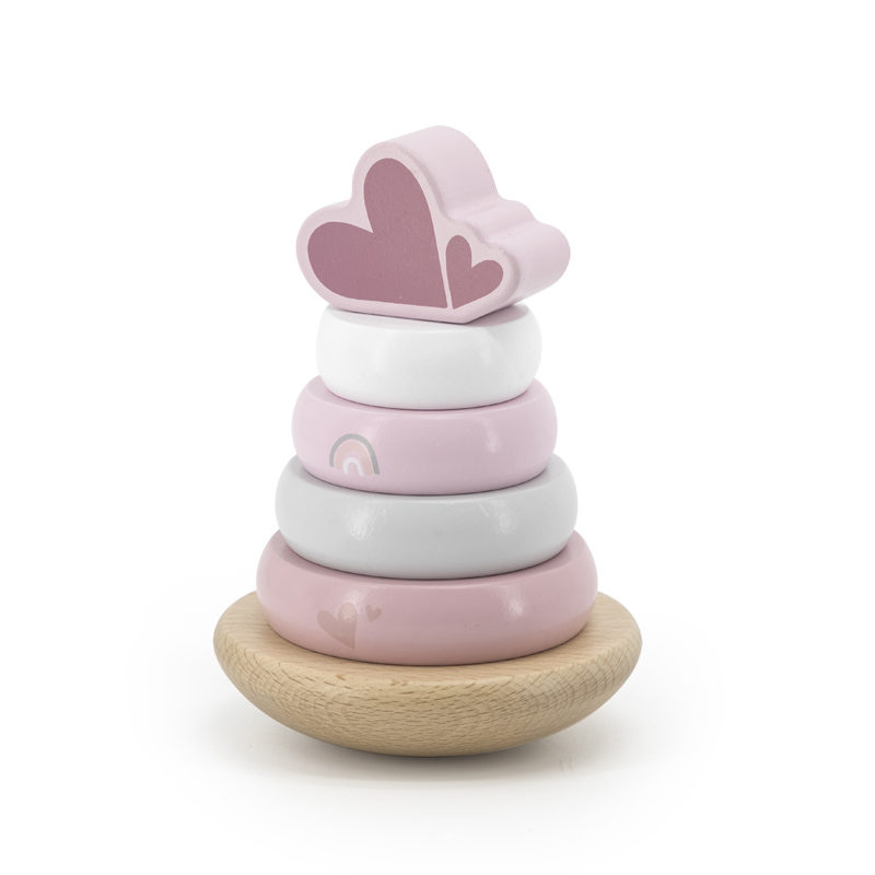 Stapelringen Balance roze