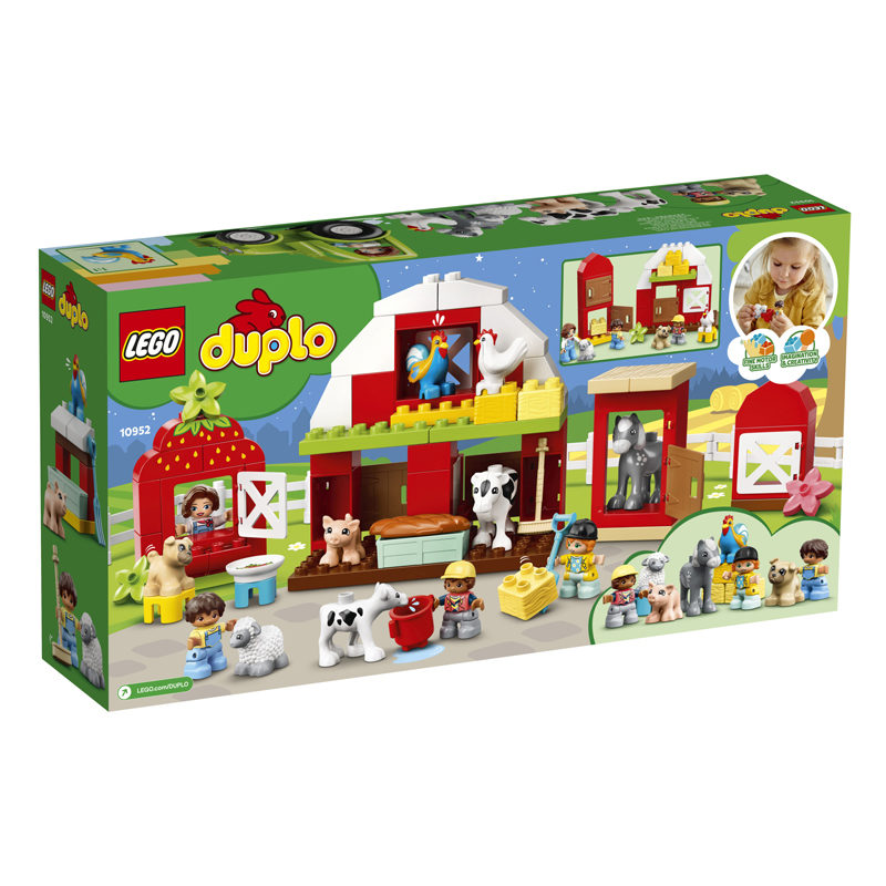 Lego Duplo Schuur, tractor / Dieren verzorgen (10952)