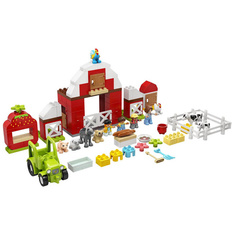 Lego Duplo Schuur, tractor / Dieren verzorgen (10952) - Afbeelding 3