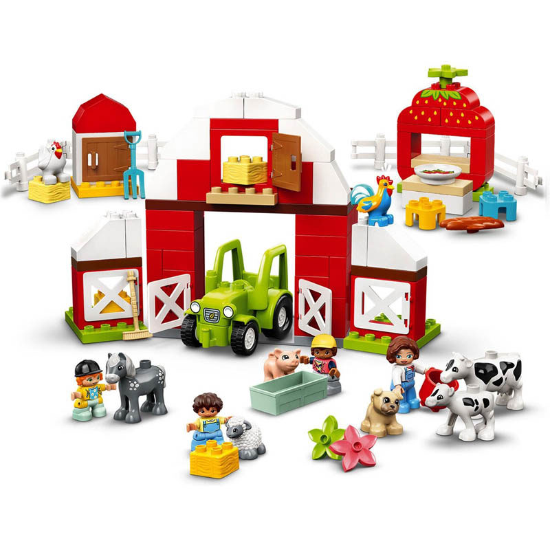Lego Duplo Schuur, tractor / Dieren verzorgen (10952) - Afbeelding 4
