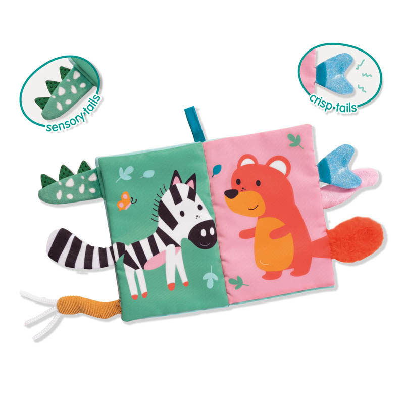SES Sensory Dierenstaartenboek soft - Afbeelding 3