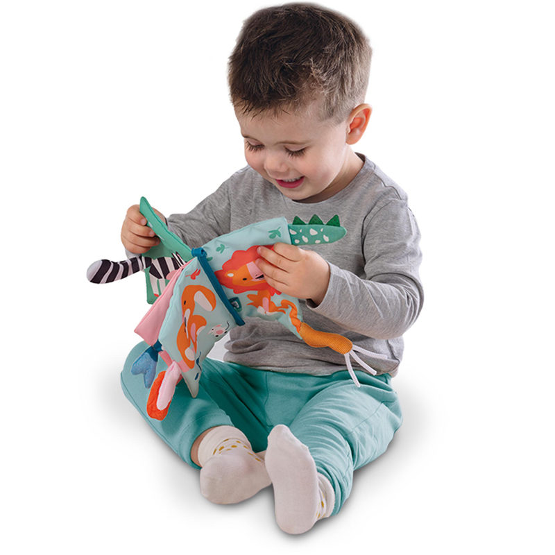 SES Sensory Dierenstaartenboek soft - Afbeelding 2