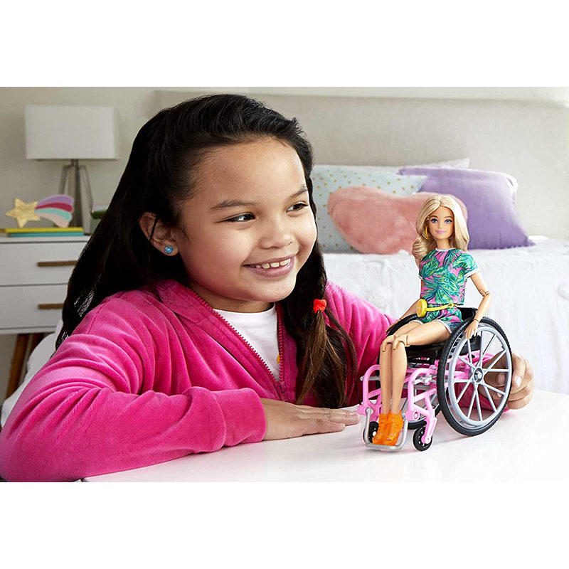 Barbie Fashionista met rolstoel (pop 165) - Afbeelding 2