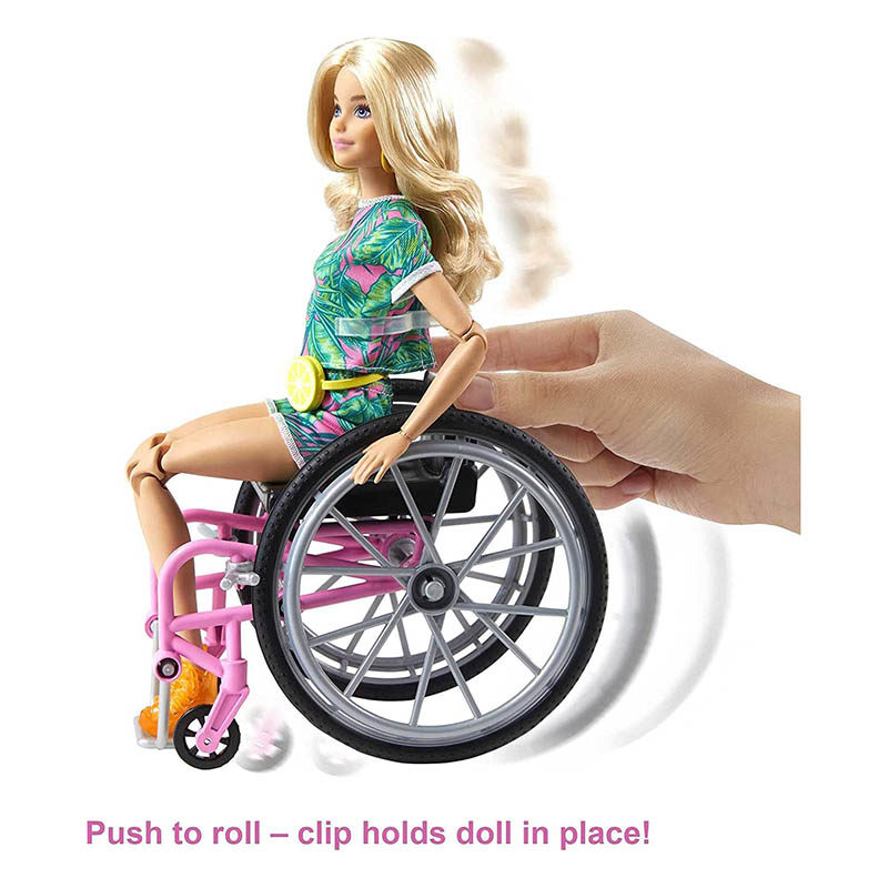 Barbie Fashionista met rolstoel (pop 165) - Afbeelding 6