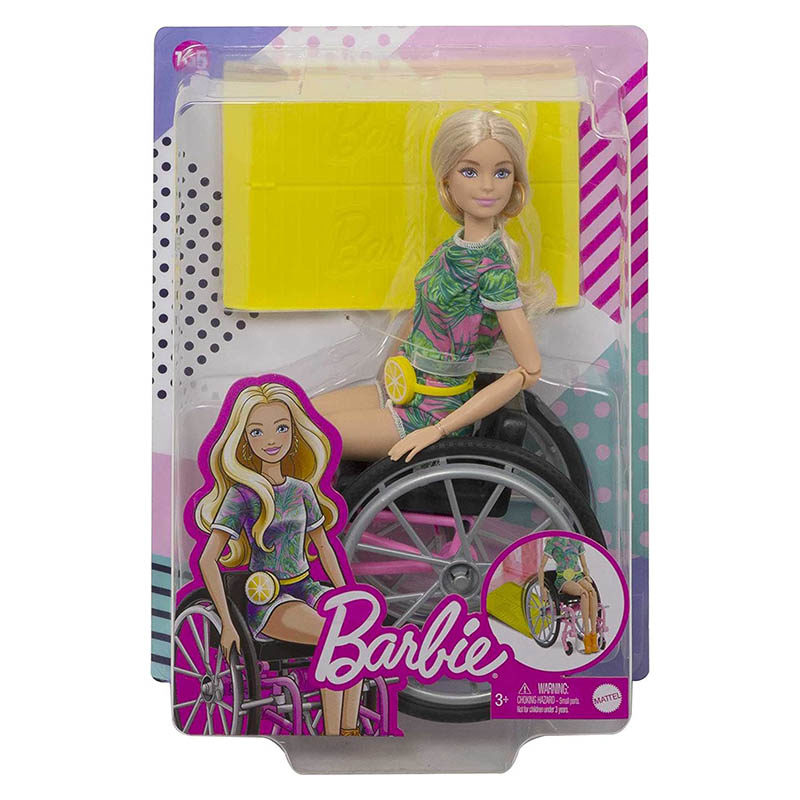 Barbie Fashionista met rolstoel (pop 165) - Afbeelding 4