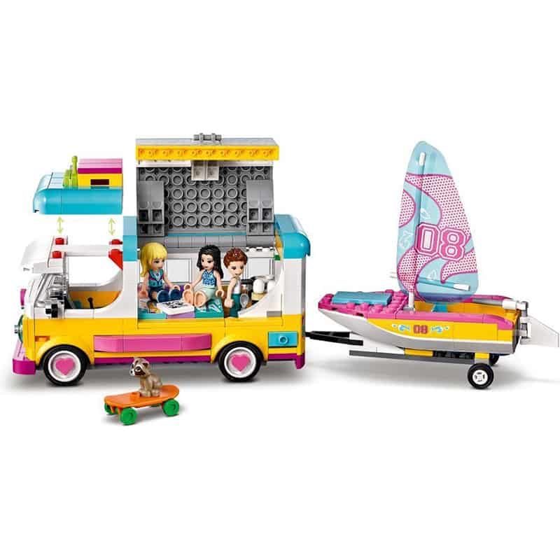 Lego Friends Boscamper met zeilboot - Afbeelding 5
