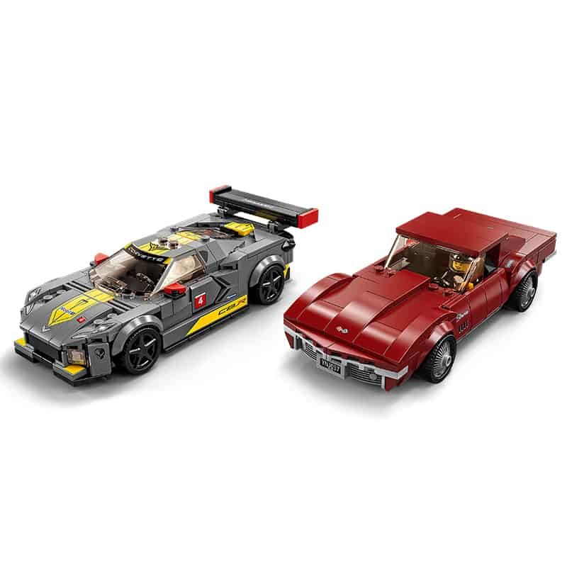Lego City Speed Champions Chevrolet Corvette C8.Race Race and 1968 Corvette - Afbeelding 3