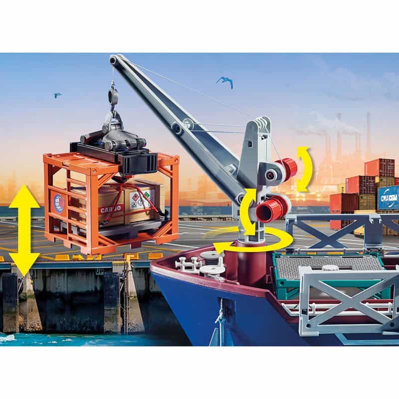 Playmobil Containerschip met douaneboot - Afbeelding 7