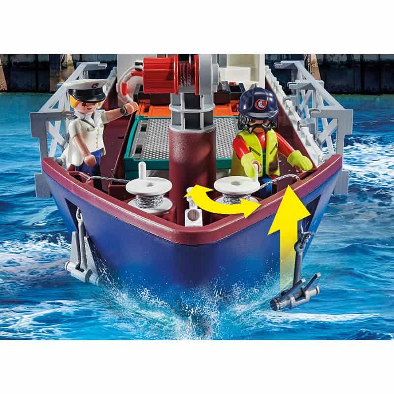Playmobil Containerschip met douaneboot - Afbeelding 6