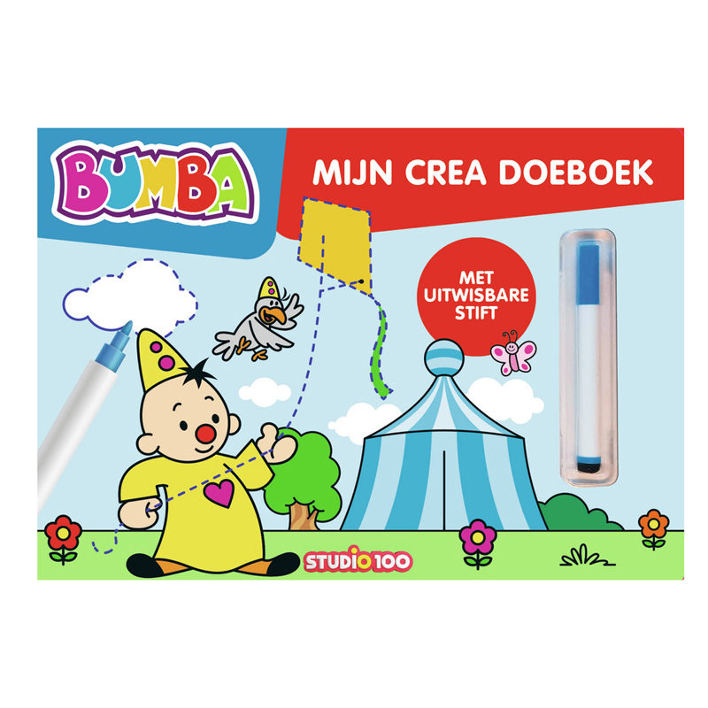 Bumba Kartonboek met stift 'Mijn Crea doeboek' - Afbeelding 2