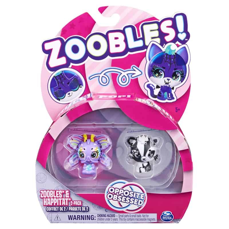 Zoobles 2-pack dier / pop