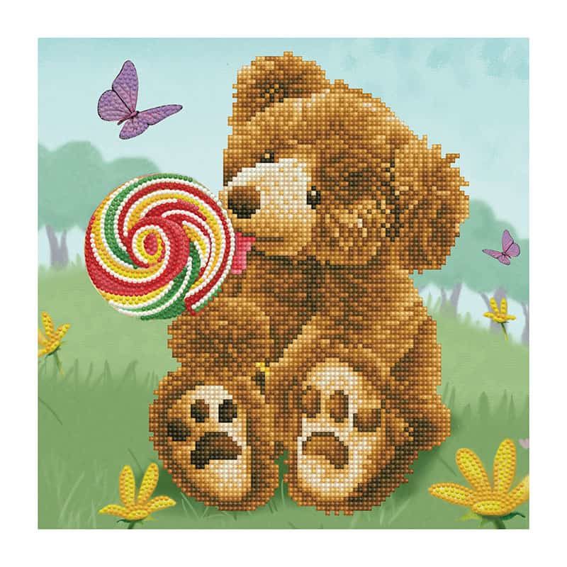 Diamond Dotz Honey Pot Bear (31x31cm)
