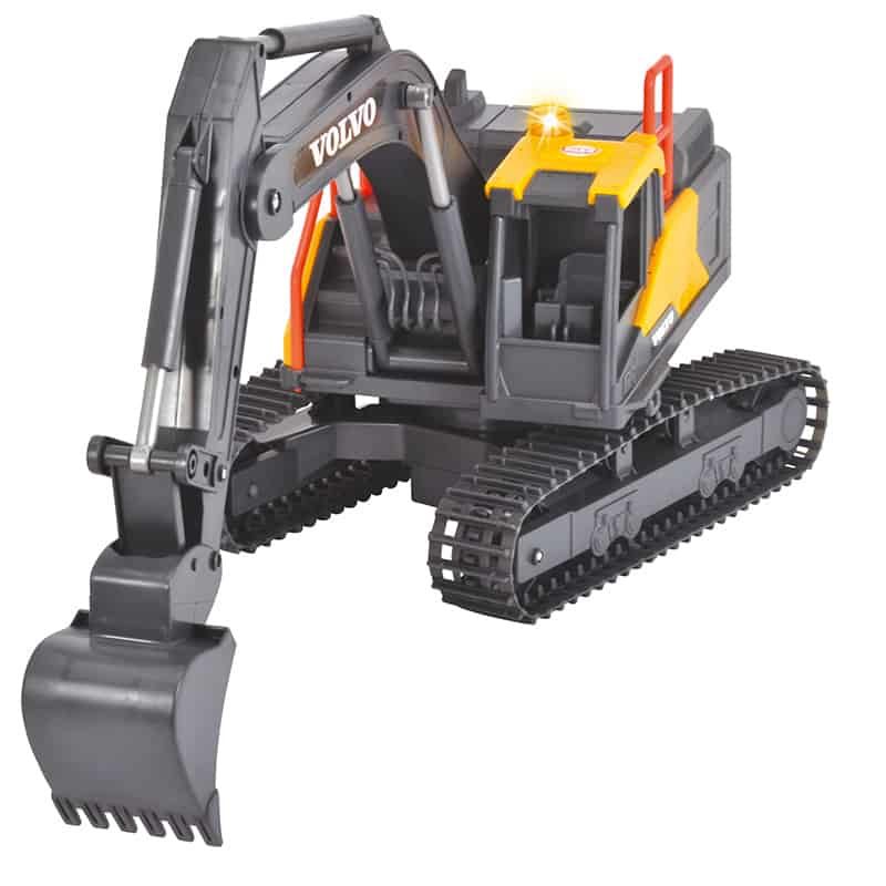 Dickie Graafmachine (60cm) RC Volvo grijs-geel - Afbeelding 2