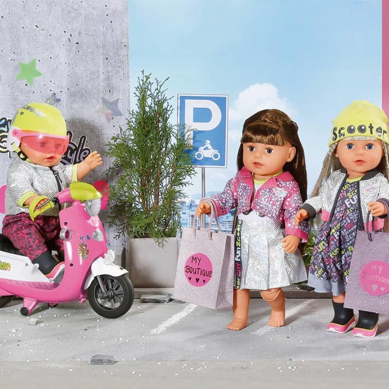 Zapf Baby Born Glamscooter - Afbeelding 2