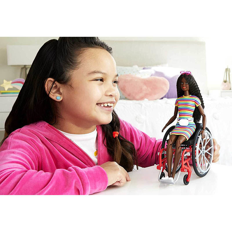 Barbie Fashionista met rolstoel (pop 166) - Afbeelding 2