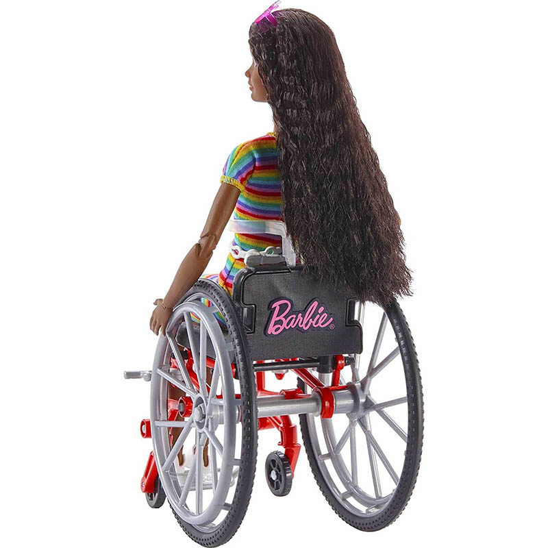 Barbie Fashionista met rolstoel (pop 166) - Afbeelding 5