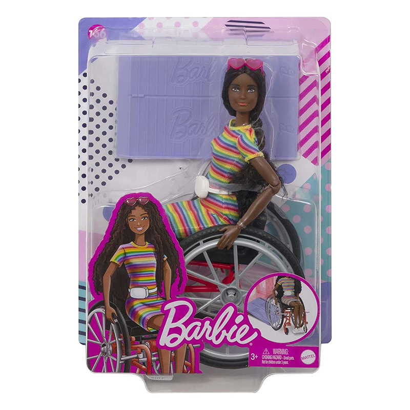 Barbie Fashionista met rolstoel (pop 166) - Afbeelding 4